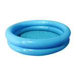 Inflatable Paddling Pool for 0-3 Years, Inflatable Swimming Pool, Family Pools for Kids, 2 Ring Inflatable- Paddling Pool Water Toys for Indoor Outdoor Pool(Blue)