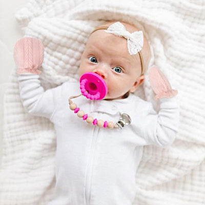 AQOKKA Newborn Baby Mittens No Scratch Cotton Elastic Wrist Gloves Infant Toddler Mittens for Baby Boy Girl 0-6 Months