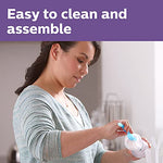Philips AVENT Glass Natural Baby Bottle with Natural Response Nipple, Clear, 8oz, 1pk, SCY913/01