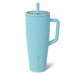 BrüMate Era 40 oz Tumbler with Handle & Straw | 100% Leakproof Insulated Water Bottle Tumbler with Lid & Flexible SoftSip Straw | Made of Stainless Steel | Cup Holder Friendly | 40oz (Onyx Leopard)