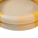 Inflatable Pool Baby Retro Blow Up Swimming Pool Family Cute Thickened Water Pool (Yellow Stripe)