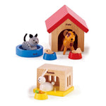 Hape Family Pets Wooden Dollhouse Animal Set