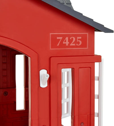 Little Tikes Cape Cottage Playhouse with Working Door, Windows, and Shutters - Red| For Kids 2-6 Years Old