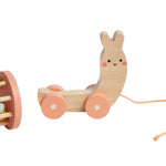 Pearhead Montessori Snail Pull Toy, Pull Along Wooden Toy, Early Development Push and Pull String Toy, Motor Skill Toy for Toddlers Ages 1+ Year