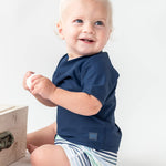 RUGGEDBUTTS Happy Hula Swim Shorties - 2T