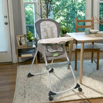 Ingenuity Full Course 6-in-1 High Chair - Baby to 5 Years Old, 6 Convertible Modes, 2 Dishwasher Safe Trays - Astro, 13108