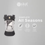 LÍLLÉbaby Complete All Seasons Ergonomic 6-in-1 Baby Carrier Infant to Toddler with Lumbar Support (7-45 Pounds), 360 Degree Baby Wearing & Multi-Position, Inward & Outward Facing (Etch)