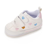 Clowora Baby Boys Girls Shoes Non-Slip Rubber Sole Sneakers Infant First Walking Toddler Crib Shoes Newborn Loafers Flats. (11/Multi-Color,12-18 Months)