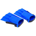 Swim Fins, Snorkeling Flippers, Short Flippers for Diving & Snorkeling - Adult & Kids (Blue, 25-30 Yards)