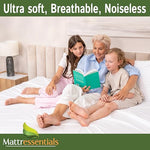 Zippered Queen Mattress Protector (8"-10" Depth) - Bed Bug Waterproof Mattress Cover, Premium Quality Hypoallergenic Encasement White