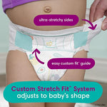 Pampers Cruisers Diapers - Size 6, 52 Count, Disposable Active Baby Diapers with Custom Stretch