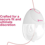 Air Pro™ Ultra-Discreet Wearable Breast Pump - Double Pack | Wearable Breast Pump 27mm | 15mm 18mm 21 mm 24mm Flange Inserts Included | 12 Gears 3 Modes