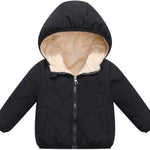 Baby Boys Girls Toddlers Winter Coats Puffer Jacket Hooded Down Snow Jacket Coat Outerwear