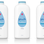 Johnson's Baby Powder with Naturally Derived Cornstarch, Aloe & Vitamin E for Delicate Skin, Hypoallergenic, Free of Parabens, Phthalates & Dyes for Gentle Baby Skin Care, 22 oz, 3 Pack