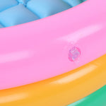Children Swimming Pool, Baby Basin Pool, Soft Basin Pool, Bright Color Swimming Pool Accompany for Kids Children Playing Fun (S)