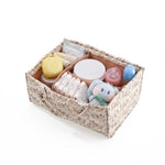 ANKICK Diaper Caddy Organizer,Cute Floral Nursery Storage Basket,Soft Portable Changing Table Car Caddy Organizer Gift (Floral B)