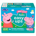 Pampers Training Pants - Easy Ups Girls & Boys - Size 2T-3T, 74 Count, Peppa Pig Potty Underwear (Packaging May Vary)