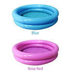 CALIDAKA Inflatable Swimming Pools for 0-3 Years, Inflatable Kiddie Paddling Pools, Blow Up Small Lounge Pools Outdoor Inflatable Swimming Pool (Blue)