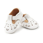 Infant Girls Summer Cute Rubber Sole Mary Jane Sandals Sneakers White 6-12 Months