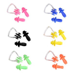 TOPQINFENGYUE 6 Packs Kids & Adults Swimming Nose Clips & Earplugs Silicone Protection Kit for Swimming Training, Multicolour