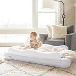 Regalo Inflatable Toddler Travel Bed with 2-Sided Safety Rail Bumpers, Portable Air Mattress with Pump & Carry Bag, Safe & Durable Bed for Camping, Travel, Sleepovers (Ages 2-5)