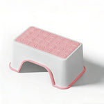 ZLMHYYM 5 Inch Height Step Stool, 11.8" Wx7.6 D Toddler Step Stool, One Step Stools for Kids, Small Child Foot Stool for Bed, Kitchen, Bathroom, Toilet, Potty Training - Pink, 1PC