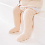 AQOKKA Baby Knee High Socks Kids Tube Long Boot Cotton Knit Stocking Infant Toddler Dress Socks for Boy Girl