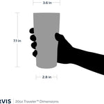 Tervis Traveler Peanuts - Snoopy & Woodstock Christmas Puffer Buddies Triple Walled Insulated Tumbler Travel Cup Keeps Drinks Cold & Hot, 20oz, Stainless Steel