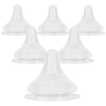 Silicone Nipples for Lansinoh Baby Bottle, Size S,Replacement Bottle Nipple,1m+,Slow Flow, 6 Count