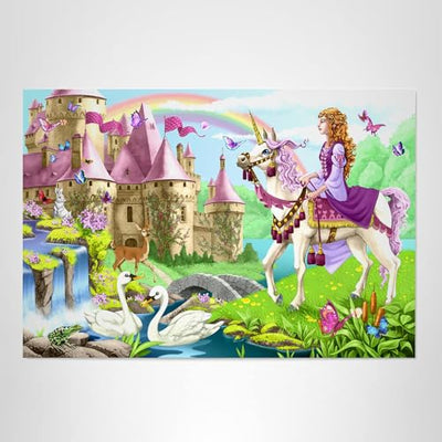 Melissa & Doug Fairy Tale Castle Jumbo Jigsaw Floor Puzzle (48 pcs, 2 x 3 feet) - FSC Certified
