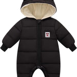 Cute Baby Boys Snowsuit New Born baby girls Winter Coat Toddler Clothes