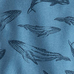 little planet by carter's unisex-baby Baby and Toddler 2-piece Pajamas made with Organic Cotton, Whales, 9 Months