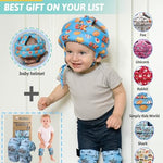 Baby Head Protector - Baby Helmet for Crawling Walking Running - No Bumps and Soft Cushion - Adjustable Protective Cap Infant Baby Safety Headguard - Toddler Helmets 6-12 Months 1-2 Years Old