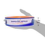 ChoiceRefill Compatible with Diaper Genie Pails, 4-Pack, 1080 count