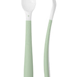 BabyBjörn Feeding Spoon, 2-Pack, Powder Green