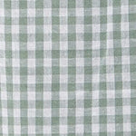 Simple Joys by Carter's Baby Boys' Button Romper, Pack of 2, Green Gingham/Tapestry Blue, 0-3 Months