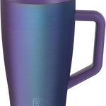 BrüMate Era 40 oz Tumbler with Handle and Straw | 100% Leakproof Insulated Tumbler with Lid and Straw | Made of Stainless Steel | Cup Holder Friendly Base | 40oz (Dune)