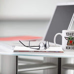 LOZACHE Baby Yoda Gifts for Mom, 11oz Best Mom Ever Coffee Mug for New Mom To Be Mama Women Mothers' Day Gift Birthday Christmas Gift idea Present from Daughter Son Husband (Yoda Mom)