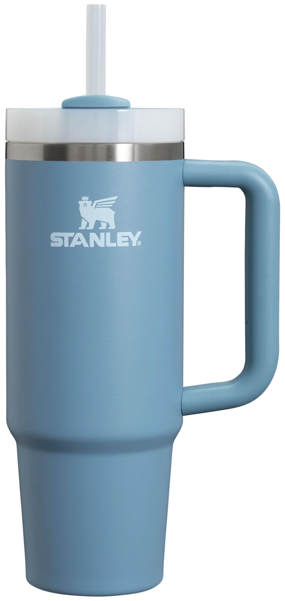 Stanley Quencher H2.0 FlowState Stainless Steel Vacuum Insulated Tumbler with Lid and Straw for Water, Iced Tea or Coffee, Smoothie and More, Rose Quartz 2.0, 30 OZ / 0.89 L