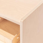 Lovevery, The Montessori Playshelf, 2-in-1 Storage Shelf Makes Toy Rotation and Storage Simple, 100% Birchwood Design