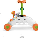 Fisher-Price Baby & Toddler Toy 2-Sided Steady Speed Panda Walker with Smart Stages Learning & Blocks for Ages 6+ Months