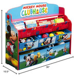 Delta Children Deluxe Book & Toy Organizer, Disney Mickey Mouse