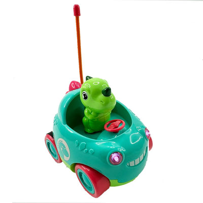DLAGOMLIFE Remote Control Car with Light & Music, Toddler Dinosaur Toys,