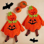 oneflow Newborn Toddler Baby Girl Boy Halloween Pumpkin Costumes Cute Hooded Romper Jumpsuit Outfit Clothes