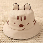 Baby Sun Hat Adjustable,Infant Toddler Summer Outdoors Beach Hat UPF50+,Sun Protection Bucket Hat