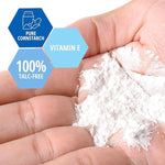 White Rain Baby Powder for Sensitive Skin Pure Cornstarch BPA Paraben and Talc Free with Vitamin E (2-10oz Bottles)