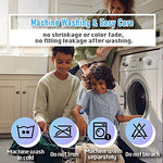 HYLEORY Queen Size Waterproof Mattress Pad Protector, Breathable Quilted Mattress Cover Noiseless Waterproof Fitted Sheet Mattress Topper Upto 21" Deep Pocket, White