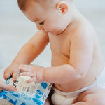 Pura Flushable Toddler Wipes 10 x 60 Wipes (600 Wipes), 100% Plastic Free, 99% Water, Hypoallergenic & Fragrance Free, Totally Chlorine Free, Kids Toilet Wipes, Sensitive Skin