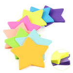 Yuntop 8 Color Star Shape Sticky Notes, 240 Sheets, Self-Sticky Note Pads for School Office Home