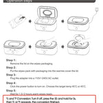 Bellababy Wipe Wamer for Vehicle and Home Use, Baby Wet Wipes Dispenser and Diaper Wipe Warmer with Night Light,Temperature Display,No Need Water and Sponge, ℉ and ℃ Convertible